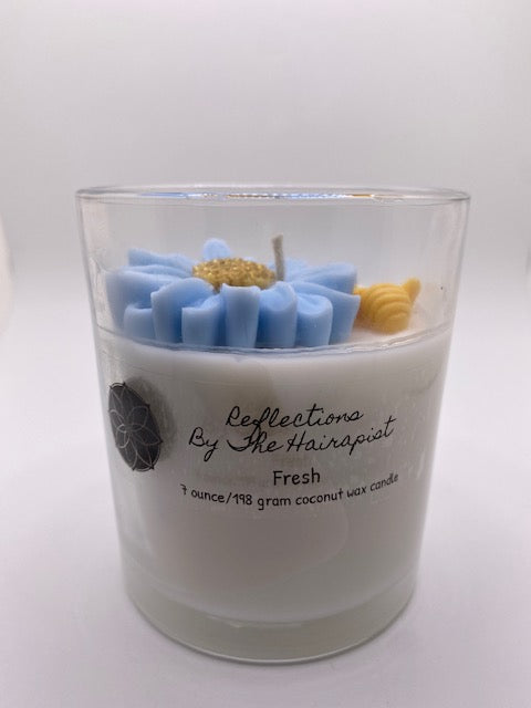 "Fresh" 7 oz Coconut Wax Candle