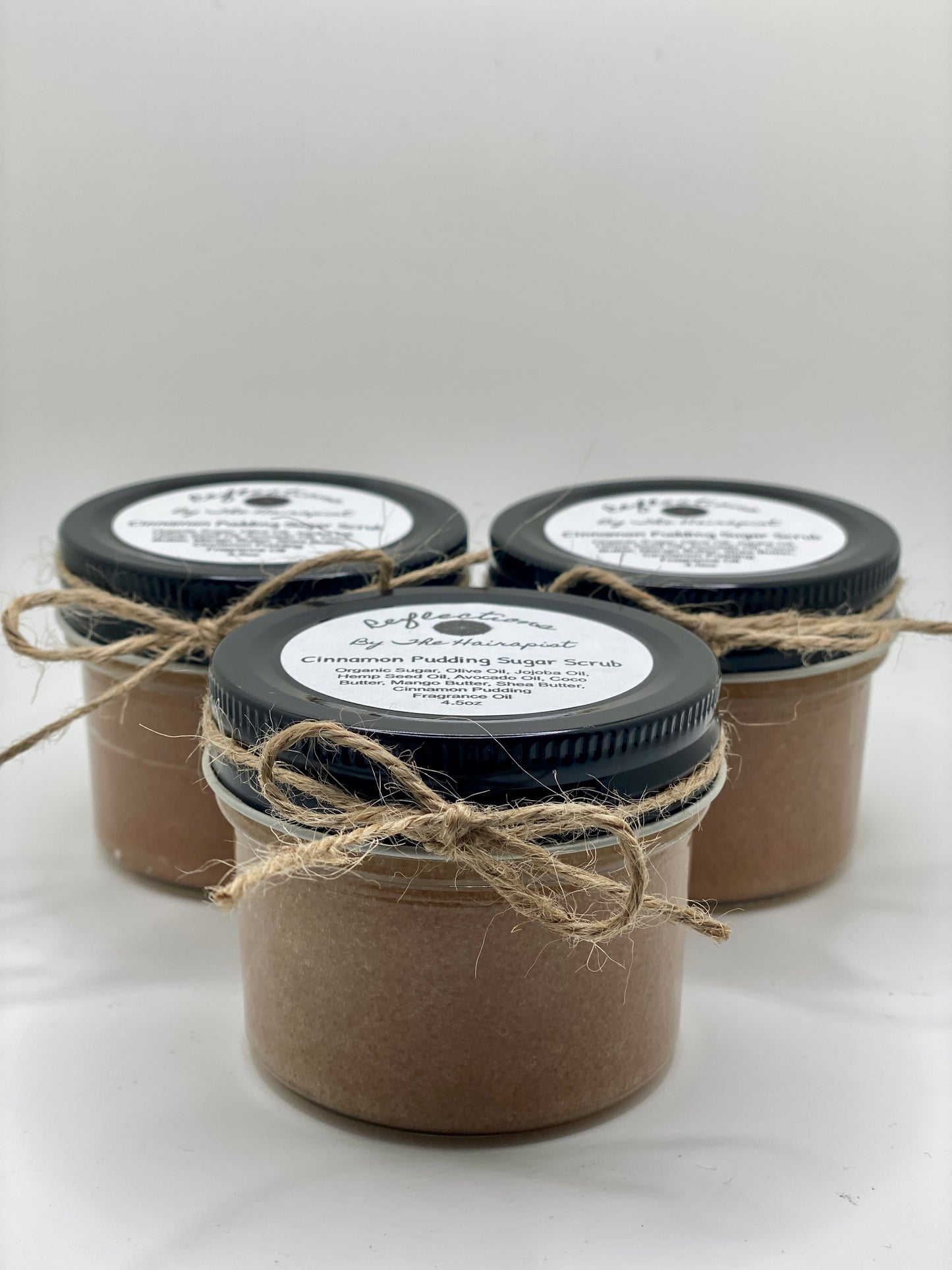 4.5 oz Sugar Scrub Cinnamon Pudding